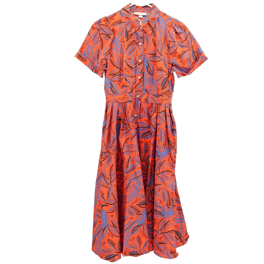 Alexis x Target Dress SZ M Shirtdress Tropical Vibrant Boho Resortwear Vacation